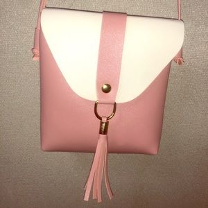 Pink crossbody bag